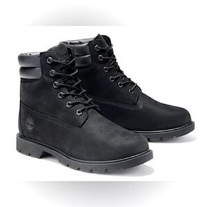 Timberland Linden Woods Women’s Waterproof Boots in Black Nubuck size 7